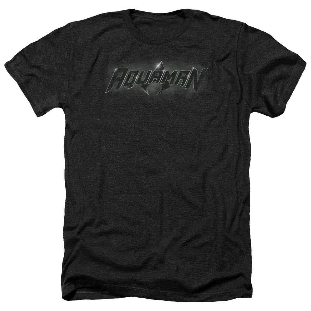 Aquaman Aquaman Title - Men's Heather T-Shirt Men's Heather T-Shirt Aquaman   
