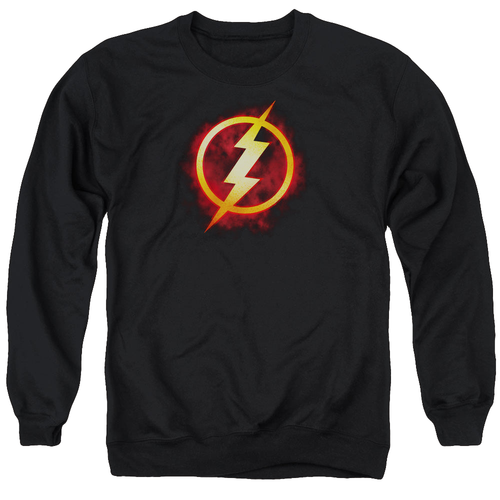 Flash, The Flash Title - Men's Crewneck Sweatshirt Men's Crewneck Sweatshirt The Flash   