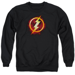 Flash, The Flash Title - Men's Crewneck Sweatshirt Men's Crewneck Sweatshirt The Flash   