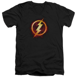 Flash, The Flash Title - Men's V-Neck T-Shirt Men's V-Neck T-Shirt The Flash   