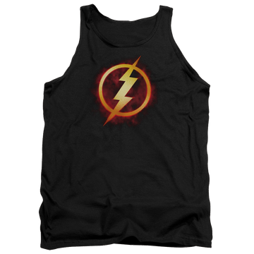 Black men's tank with Flash Title graphic
