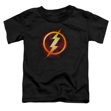 Black toddler t-shirt with Flash Title graphic