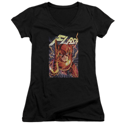 Flash, The Flash One - Juniors V-Neck T-Shirt Juniors V-Neck T-Shirt The Flash   