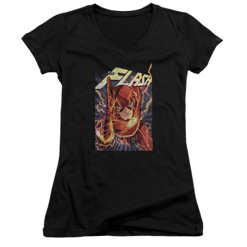 Flash, The Flash One - Juniors V-Neck T-Shirt Juniors V-Neck T-Shirt The Flash   