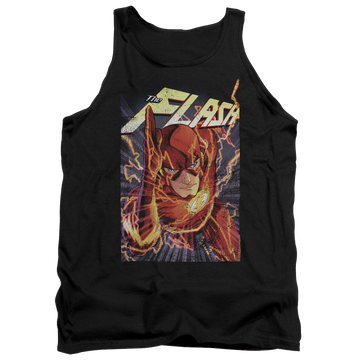 Black men's tank with Flash One graphic