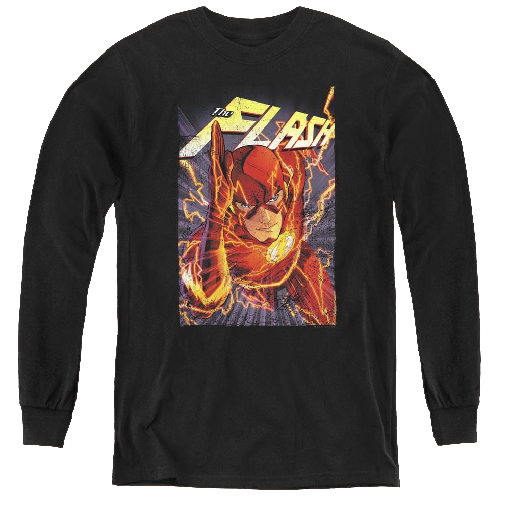 Flash, The Flash One - Youth Long Sleeve T-Shirt Youth Long Sleeve T-Shirt The Flash   