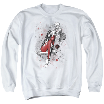 Harley Quinn Harley Sketch - Men's Crewneck Sweatshirt Men's Crewneck Sweatshirt Harley Quinn   