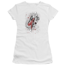 Harley Quinn Harley Sketch - Juniors T-Shirt Juniors T-Shirt Harley Quinn   