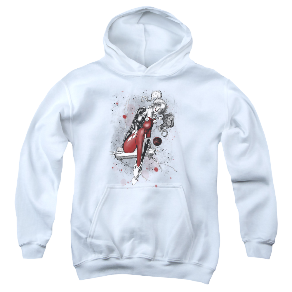 Harley Quinn Harley Sketch - Youth Hoodie Youth Hoodie (Ages 8-12) Harley Quinn   