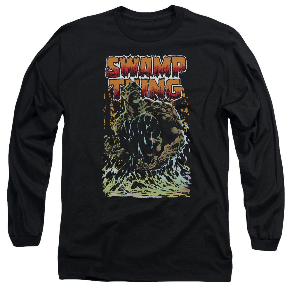 Justice League Swamp Thing Men's Long Sleeve T-Shirt Men's Long Sleeve T-Shirt DC Comics   