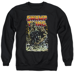 Justice League Swamp Thing Men's Crewneck Sweatshirt Men's Crewneck Sweatshirt DC Comics   