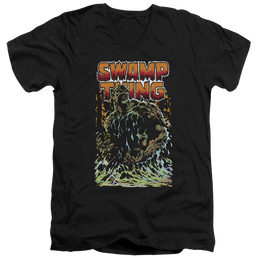 Justice League Swamp Thing Men's V-Neck T-Shirt Men's V-Neck T-Shirt DC Comics   