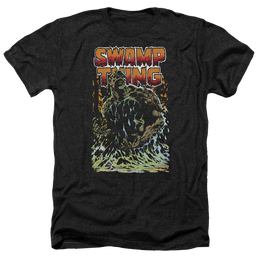 Justice League Swamp Thing Men's Heather T-Shirt Men's Heather T-Shirt DC Comics   
