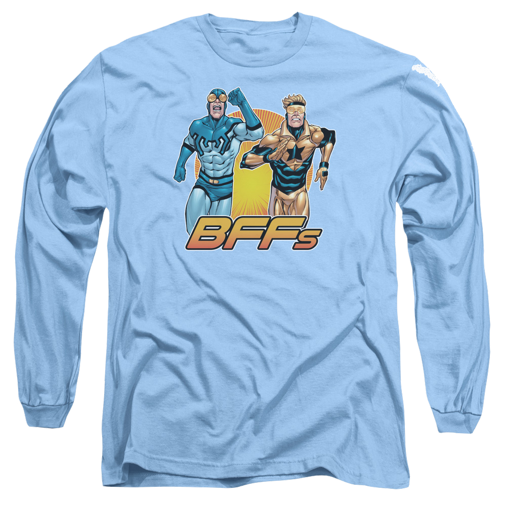 Justice League Booster Beetle Bff Men's Long Sleeve T-Shirt Men's Long Sleeve T-Shirt DC Comics   