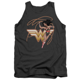 Justice League Glowing Lasso Men's Tank Men's Tank Wonder Woman   