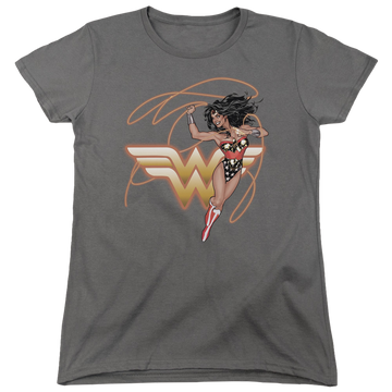 Justice League Glowing Lasso Women's T-Shirt Women's T-Shirt Wonder Woman   