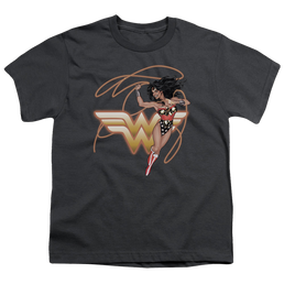 Wonder Woman Glowing Lasso - Youth T-Shirt Youth T-Shirt (Ages 8-12) Wonder Woman   