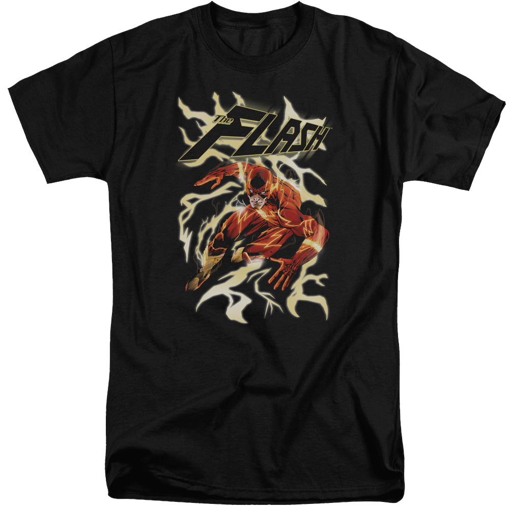 Flash, The Electric Run - Men's Tall Fit T-Shirt Men's Tall Fit T-Shirt The Flash   