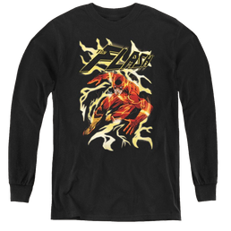 Flash, The Electric Run - Youth Long Sleeve T-Shirt Youth Long Sleeve T-Shirt The Flash   