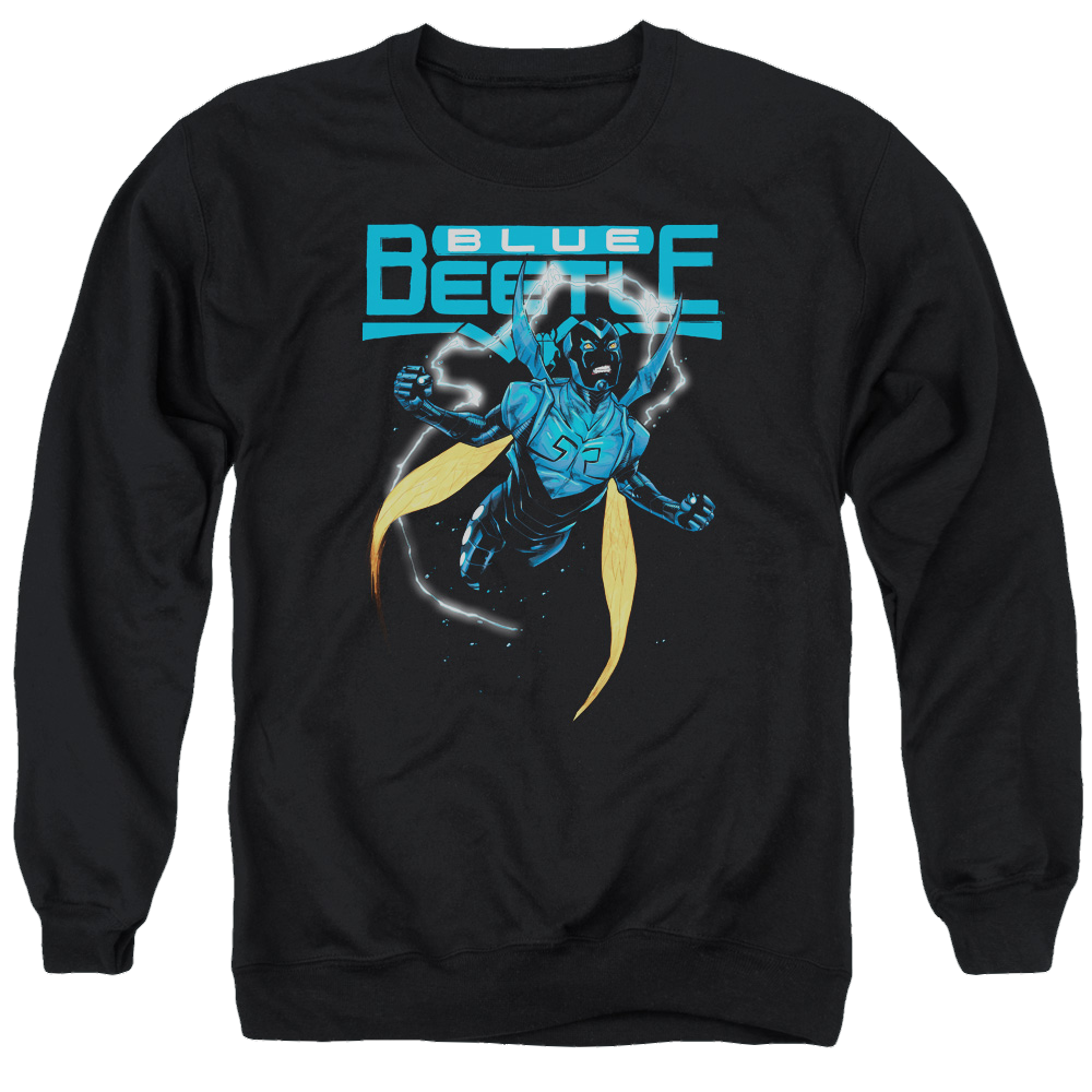 Justice League Blue Beetle Men's Crewneck Sweatshirt Men's Crewneck Sweatshirt DC Comics   
