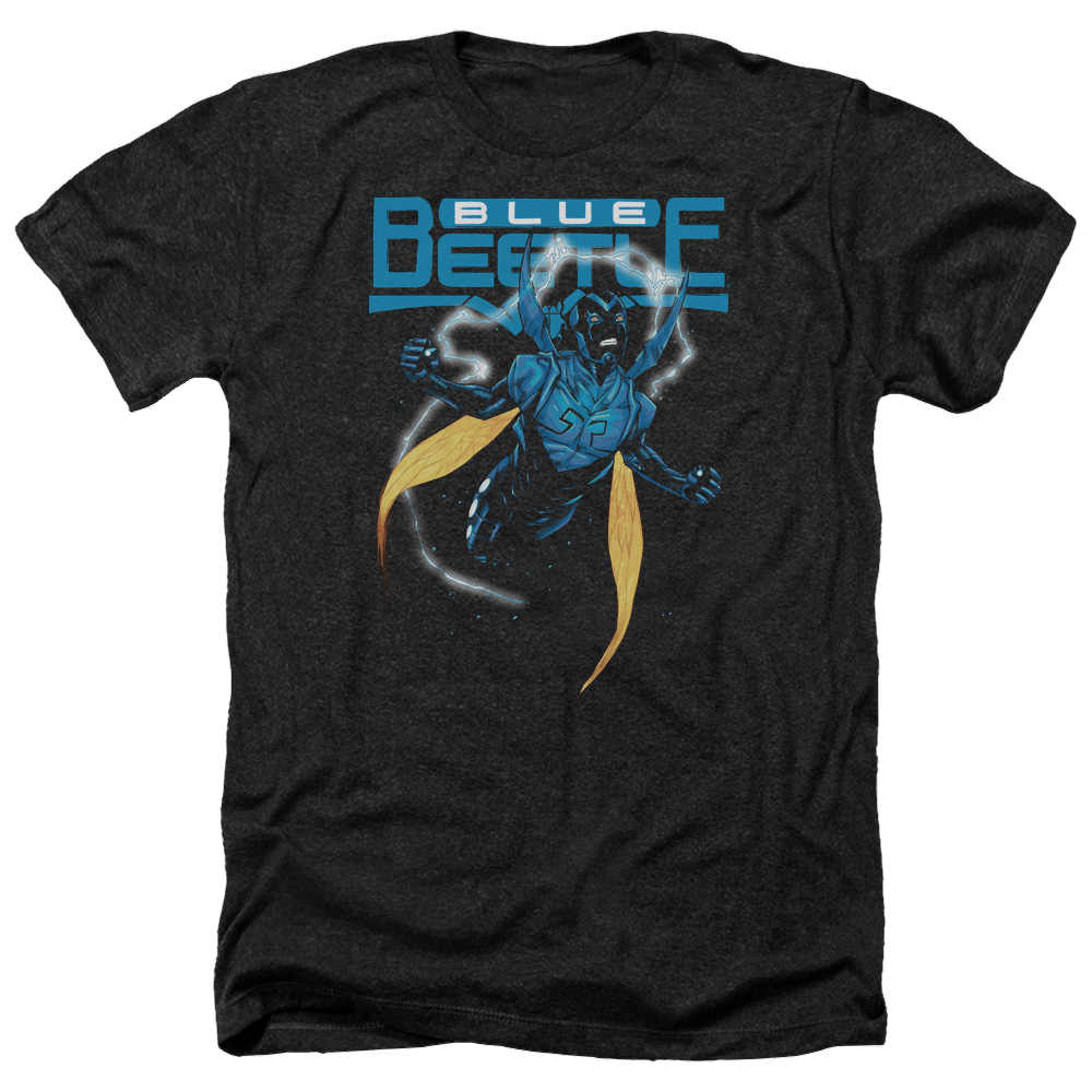 Justice League Blue Beetle Men's Heather T-Shirt Men's Heather T-Shirt DC Comics   