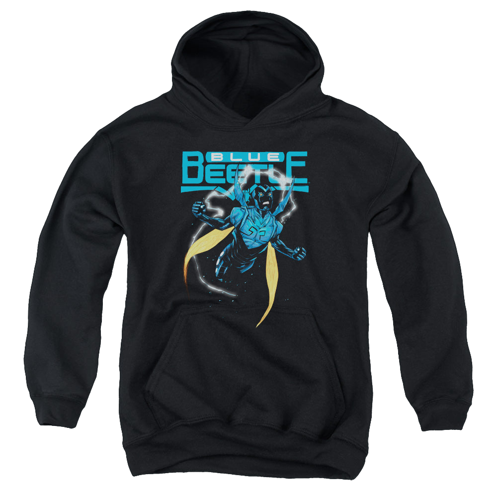 More DC Characters Blue Beetle - Youth Hoodie Youth Hoodie (Ages 8-12) DC Comics   