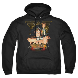 Justice League Deflection Pullover Hoodie Pullover Hoodie Wonder Woman   