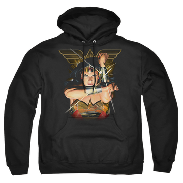 Justice League Deflection Pullover Hoodie Pullover Hoodie Wonder Woman   