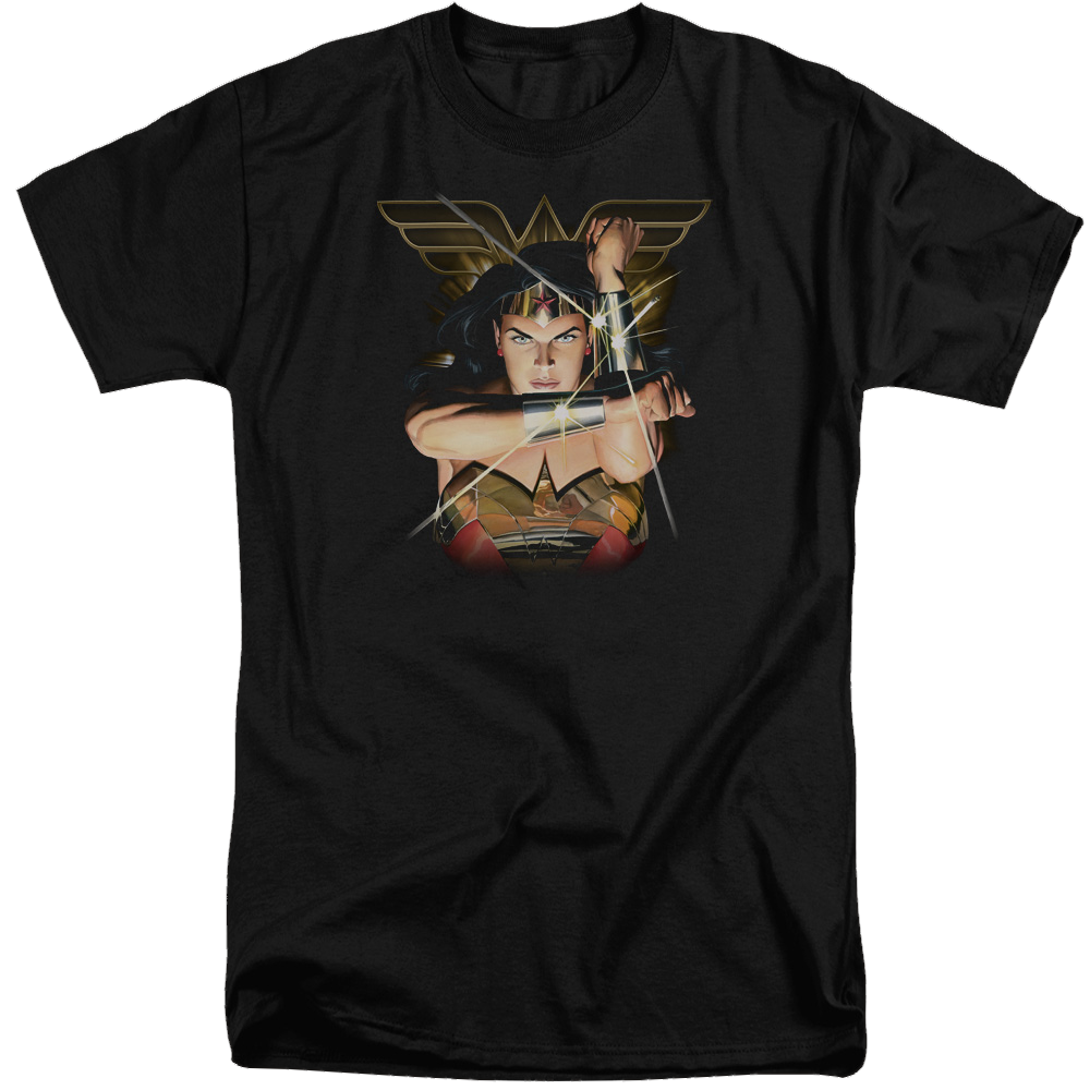 Justice League Deflection Men's Tall Fit T-Shirt Men's Tall Fit T-Shirt Wonder Woman   