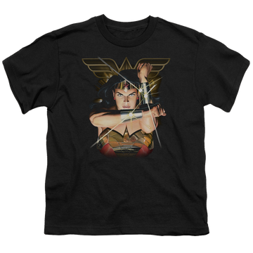 Wonder Woman Deflection - Youth T-Shirt Youth T-Shirt (Ages 8-12) Wonder Woman   
