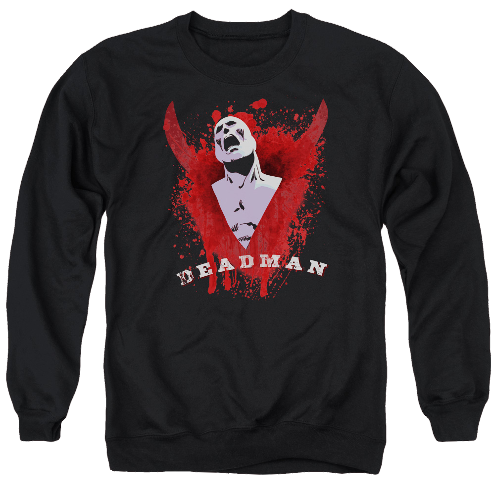 Justice League Possession Men's Crewneck Sweatshirt Men's Crewneck Sweatshirt DC Comics   