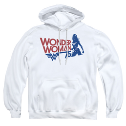 Wonder Woman Ww75 Silhouette - Pullover Hoodie Pullover Hoodie Wonder Woman   