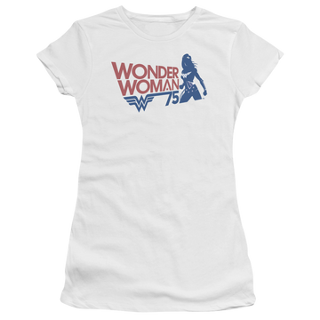 Wonder Woman Ww75 Silhouette - Juniors T-Shirt Juniors T-Shirt Wonder Woman   