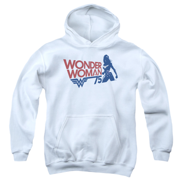 Wonder Woman Ww75 Silhouette - Youth Hoodie Youth Hoodie (Ages 8-12) Wonder Woman   