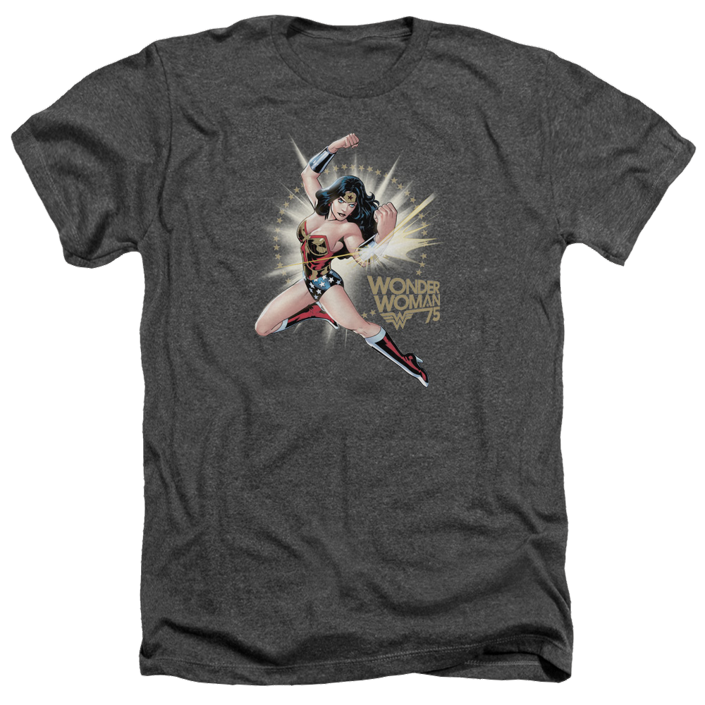 Wonder Woman Ww75 The Bracelets Of Submission - Men's Heather T-Shirt Men's Heather T-Shirt Wonder Woman   