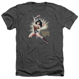 Wonder Woman Ww75 The Bracelets Of Submission - Men's Heather T-Shirt Men's Heather T-Shirt Wonder Woman   