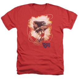 Wonder Woman 75Th Burst - Men's Heather T-Shirt Men's Heather T-Shirt Wonder Woman   