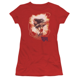 Wonder Woman 75Th Burst - Juniors T-Shirt Juniors T-Shirt Wonder Woman   