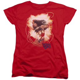 Wonder Woman 75Th Burst - Women's T-Shirt Women's T-Shirt Wonder Woman   