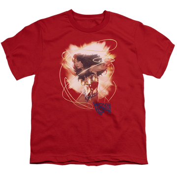 Wonder Woman 75Th Burst - Youth T-Shirt Youth T-Shirt (Ages 8-12) Wonder Woman   