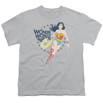 Wonder Woman Simple 75 - Youth T-Shirt Youth T-Shirt (Ages 8-12) Wonder Woman   