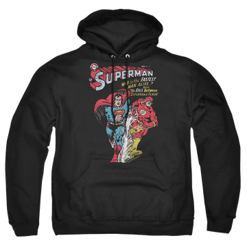 Black pullover hoodie with The Flash Fastest graphic
