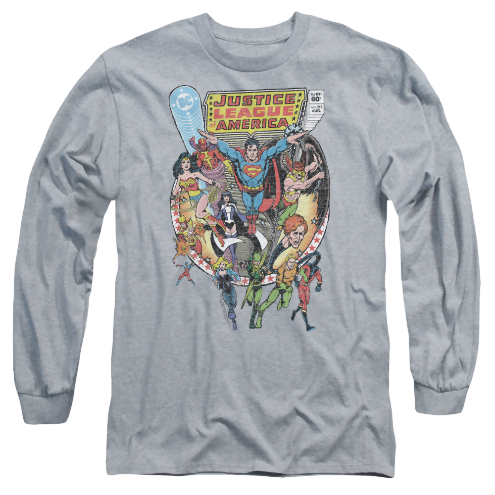 Justice League Team Up Men's Long Sleeve T-Shirt Men's Long Sleeve T-Shirt Justice League   