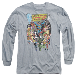 Justice League Team Up Men's Long Sleeve T-Shirt Men's Long Sleeve T-Shirt Justice League   