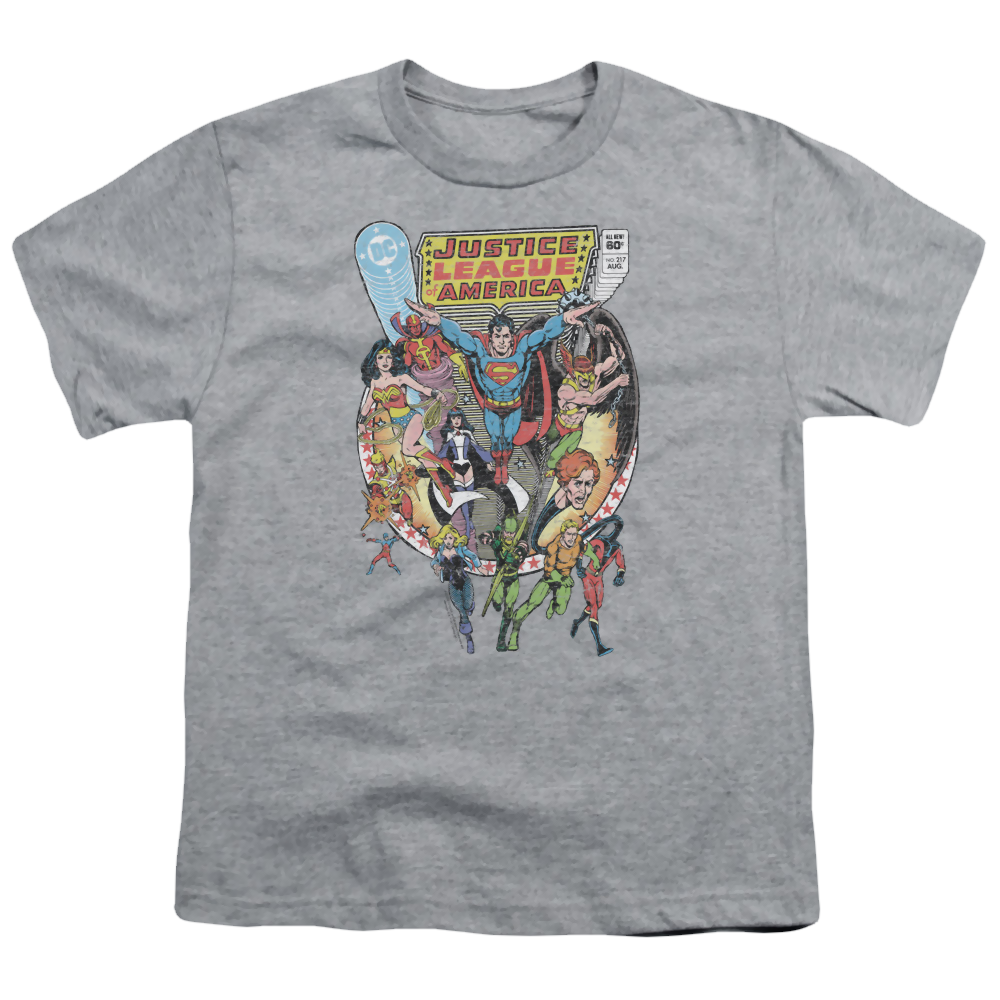 Justice League Team Up - Youth T-Shirt Youth T-Shirt (Ages 8-12) Justice League   