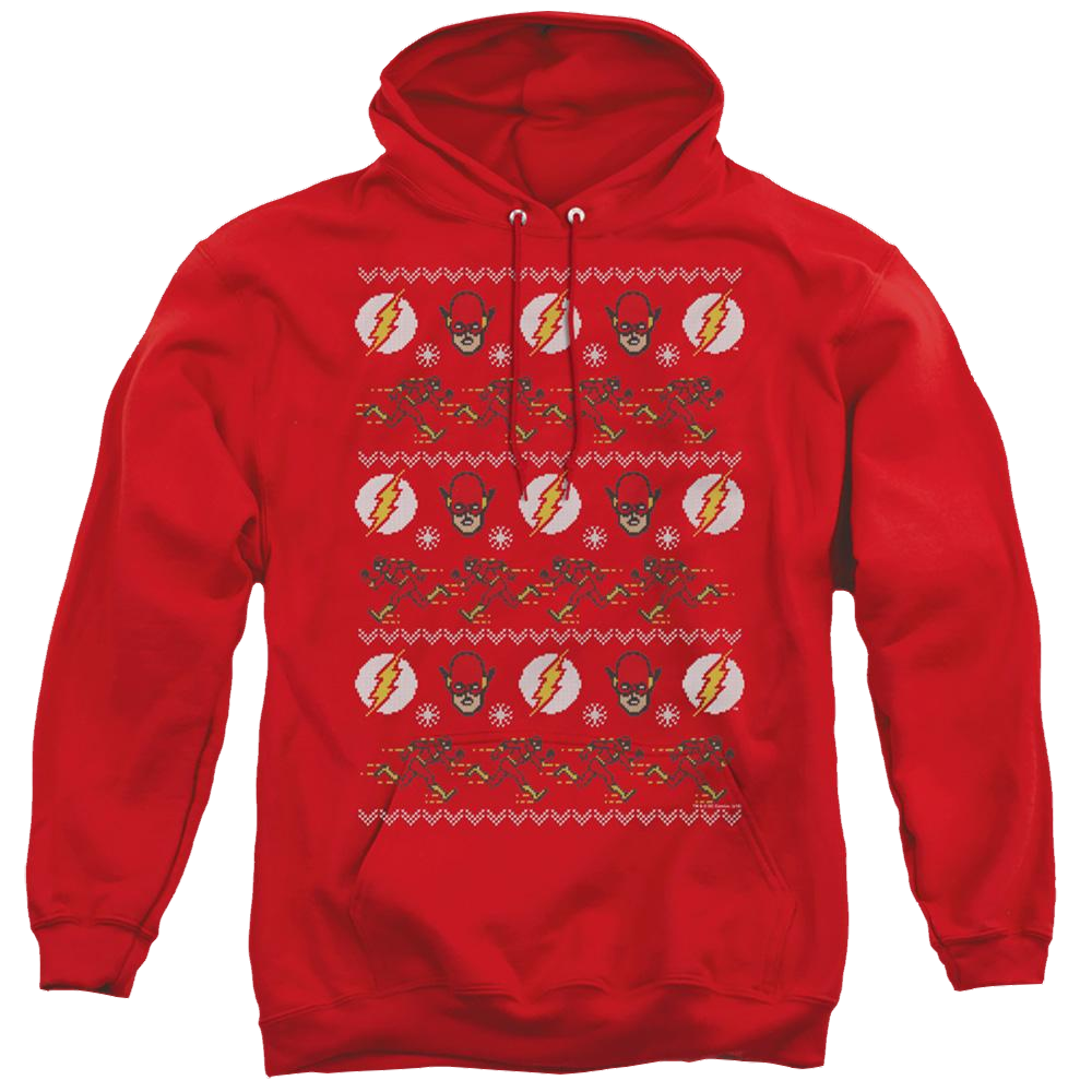 Flash, The The Flash Ugly Christmas Sweater - Pullover Hoodie Pullover Hoodie The Flash   