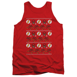 Flash, The The Flash Ugly Christmas Sweater - Men's Tank Top Men's Tank The Flash   