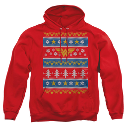 Wonder Woman Wonder Woman Christmas Sweater - Pullover Hoodie Pullover Hoodie Wonder Woman   