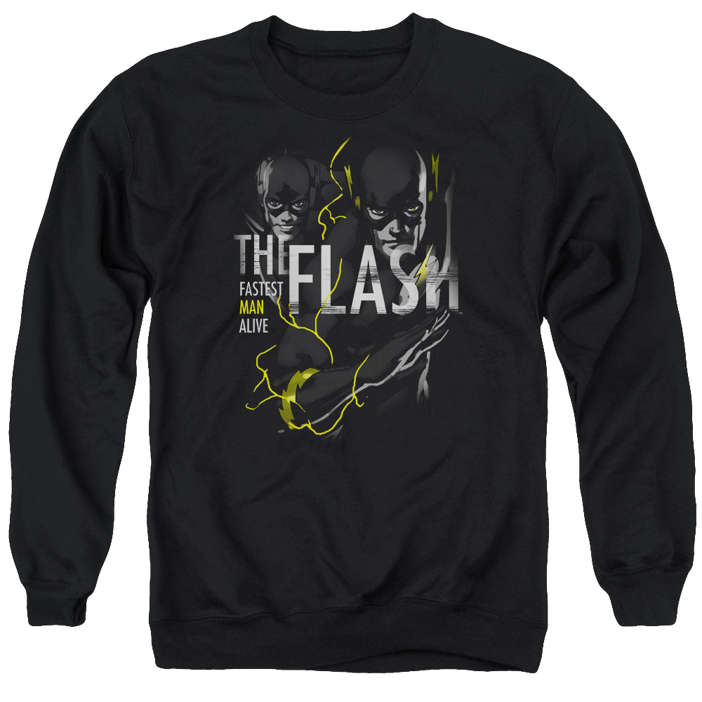 Flash, The Bold Flash - Men's Crewneck Sweatshirt Men's Crewneck Sweatshirt The Flash   