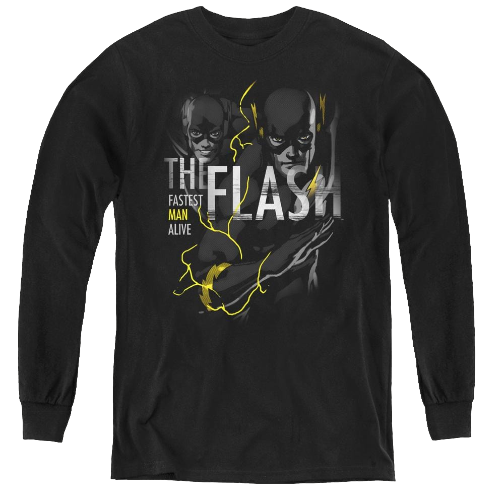Flash, The Bold Flash - Youth Long Sleeve T-Shirt Youth Long Sleeve T-Shirt The Flash   